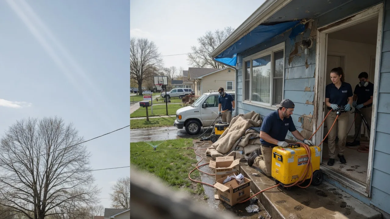 Basement Flood Cleanup in Hoisington, KS near me